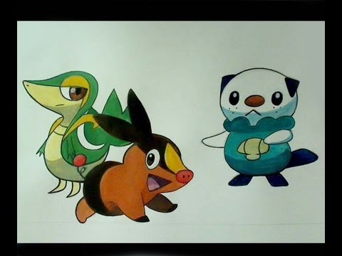 how to draw snivy