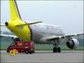 2nd car behind jet engine experiment - this time a van is pushed behind the jet - watch and have fun... (ger: kleintransporter wird hinter flugzeugturbine geschoben)