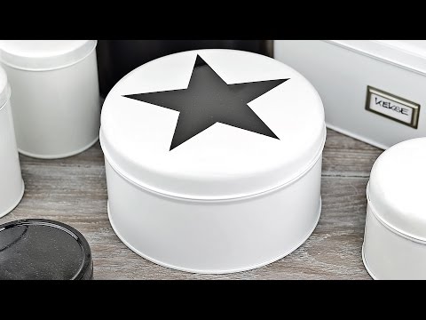 DIY - Keksdose aus Metall umgestalten/lackieren #1 I aus Alt mach Neu I Upcycling I How to