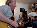 My dad jamming to Crossroads on his gibson ES 335