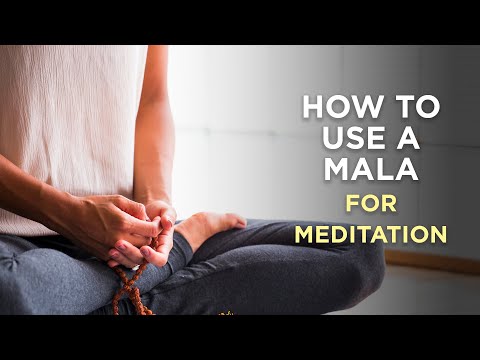 how to meditate with mala beads