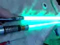 My LED lightsaber VS FX EP6 luke