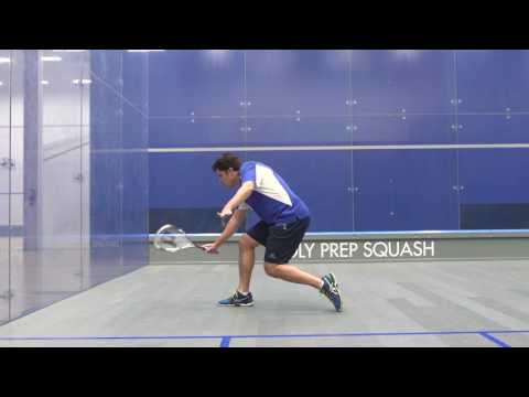 Squash coaching: Beginner technique with Renato Paiva