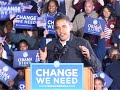 Obama cerr� su campa�a en Virginia con un discurso arrollador
