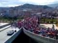 Ultrafiel la banda que copó 9 cuadras caminando hacia el nacional