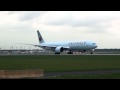 AC 77W departing YUL on runway 06R
