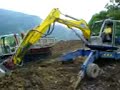 Aushub mit Kaiser S2 Schreitbagger