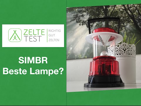 Campinglampen Test | Campinglaterne SIMBR REVIEW | zeltetest.net