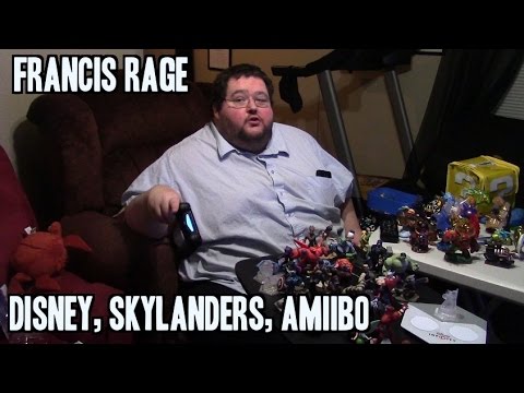 RAGE! Francis IS ADDICTED to Amiibo, Skylanders & Disney infinity