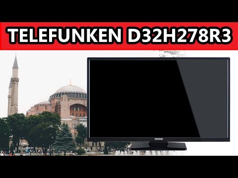 Test: Telefunken D32H278R3 / D32H278I3I 32 Zoll LED TV (Deutsch German)