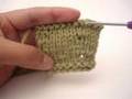 k1f&b loop on a knitting loom