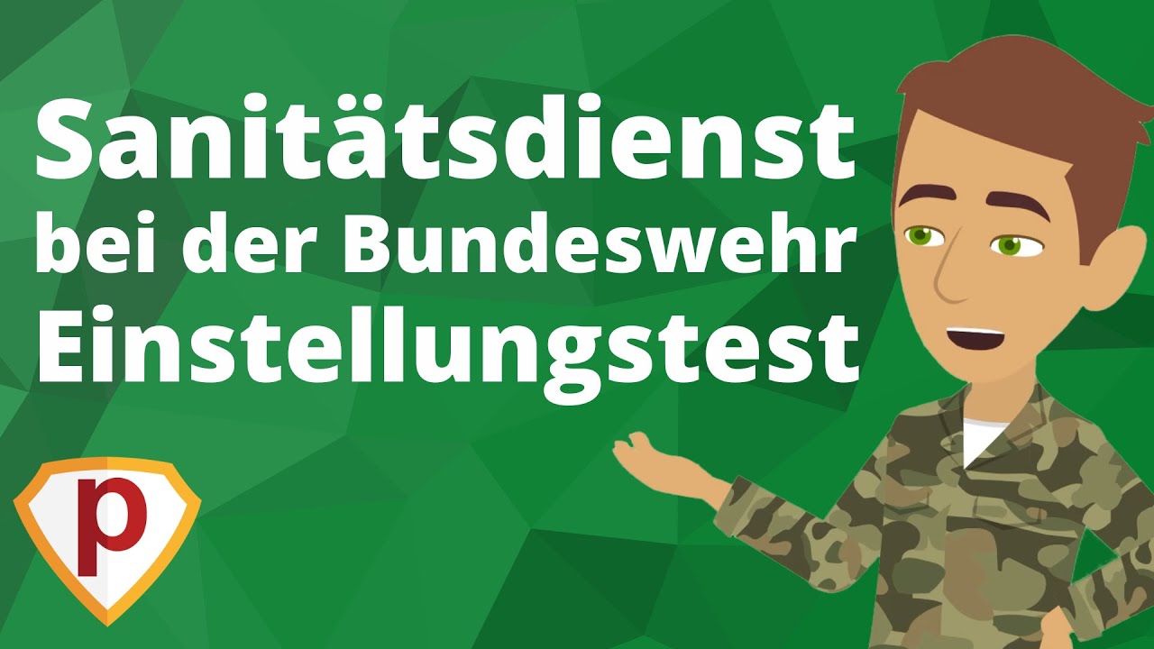 Sanitätsdienst Bundeswehr Einstellungstest