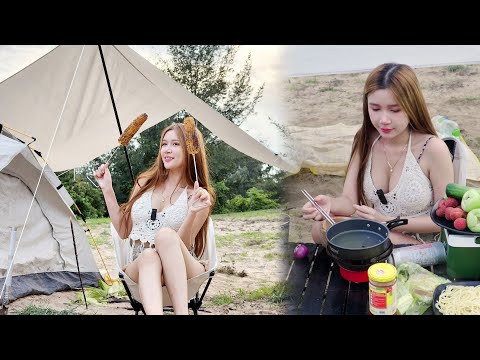 Dựng Lều Cắm Trại Nướng Bắp Cùng Vân Anh