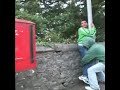 Guy gets...a little..stuck...