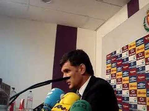 Presentaci&oacute;n de Jos&eacute; Luis Mendilibar como entrenador del Real Valladolid