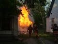 WSCFR RESPONDING & ON SCENE W/ WFD ON A GARAGE FIRE