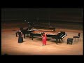 maria & gisele piano duo. piano duo competition finals, royal northern college of music
