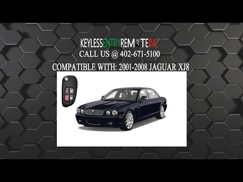 How To Replace Jaguar XJ8 Key Fob Battery 2001 2002 2003 2004 2005 2006 2007 2008