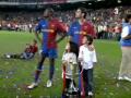 FC BARCELONA FIESTA DEL DOBLETE 2009 ESPECTACULO PIROTECNICO DEL FINAL video