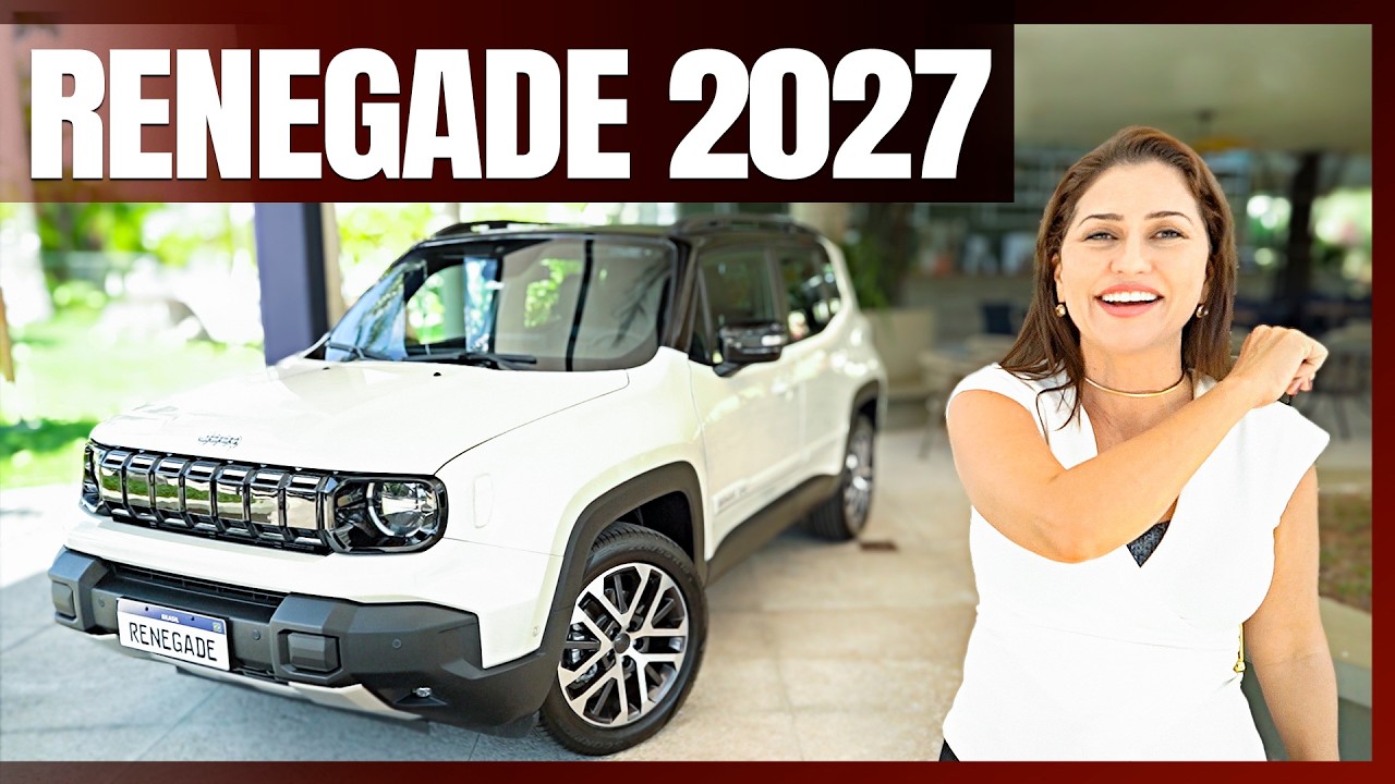 Jeep Renegade 2027 perde acabamento premium e ganha sistema híbrido de 48V