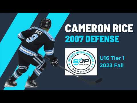 Cameron Rice 2007 Defense - 2023 Fall SDP Tier 1, Eden Prairie, MN