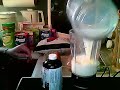 Making my first protien shake!
