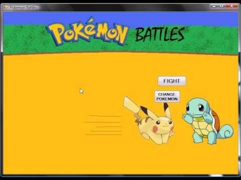 how to make a pokemon game in vb