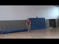 Double backflip on floor