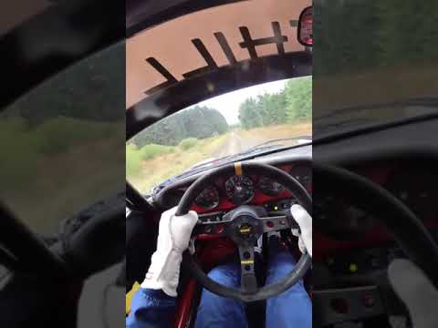Richard Tuthill in-car at Carlisle Stages Rally 2023