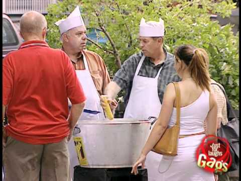Hand in boiling water prank