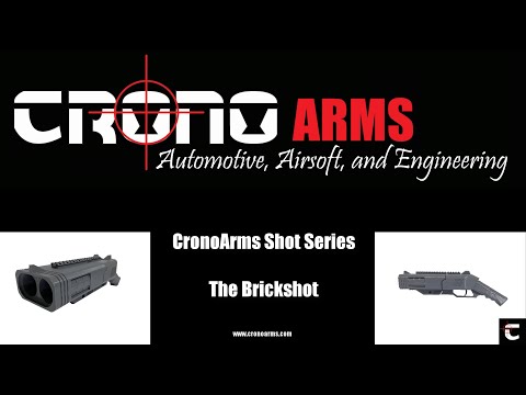 CronoArms Brickshot - Gameplay Video / Double Barreled Airsoft 40mm Launcher