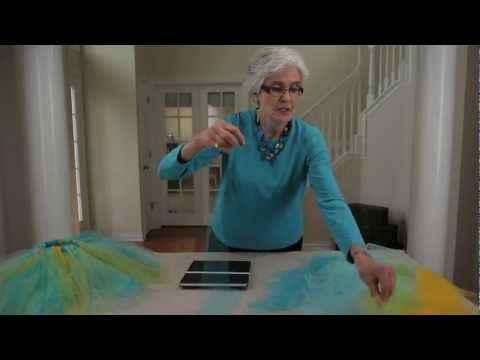 how to attach high chair tutu
