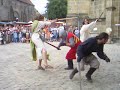 petit spectacle de rue 
sur le th�me m�dieval
combat 2 contre 2