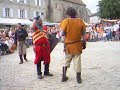 petit spectacle de rue 
sur le th�me m�dieval
combat 2 contre 2