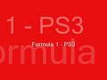formula 1 championship   ps3   various races