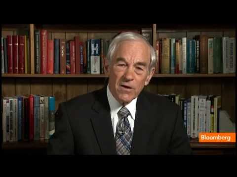 ron - April 23 (Bloomberg) -- Ron Paul, Former Congressman from Texas, discusses his views on gold, central banks, and the weakened Republican Party. He speaks on ...