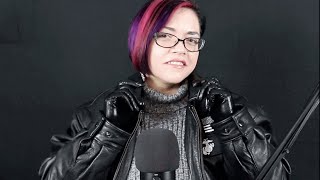 ASMR | Leather Gloves & Bomber Jacket (Rubbing, Tapping, Zipper) NO TALKING!!