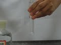 Testing cation - aluminium with NaOH