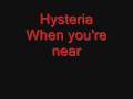 Def Leppard Hysteria