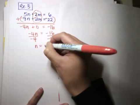 how to eliminate using addition and subtraction