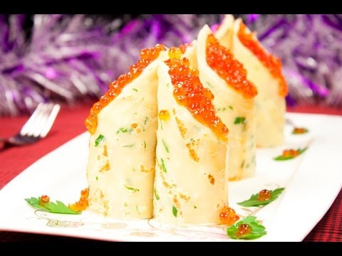 Блины с красной икрой? Готовим блины ИЗ икры!