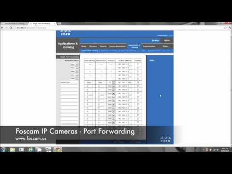 how to ip camera port forwarding