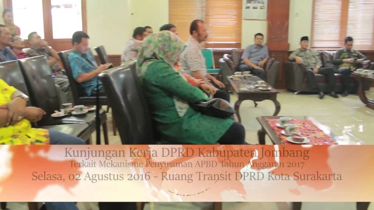 Penerimaan Tamu Kunjungan Kerja/Study Banding DPRD Kabupaten Jombang