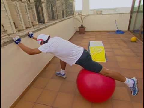 Sesión de preparación física de Rafa Nadal 2
