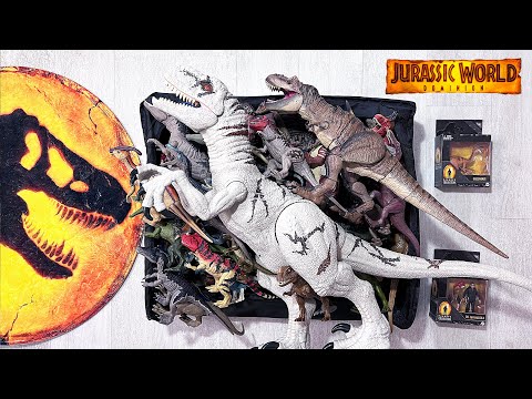 Unboxing NEW Dinosaurs & BOX of 100 Jurassic World Dinosaurs