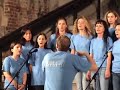 il coro vip canta un brano popolare famosissimo.