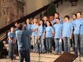 il coro vip canta un brano popolare famosissimo.