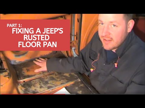 how to patch floor pans