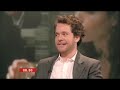 tom hollander on bbc breakfast 20th feb promoting freezing with elizabeth mcgovern. pt 2 of 4