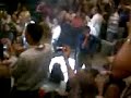 Drunk Girl Dances on Security Guard